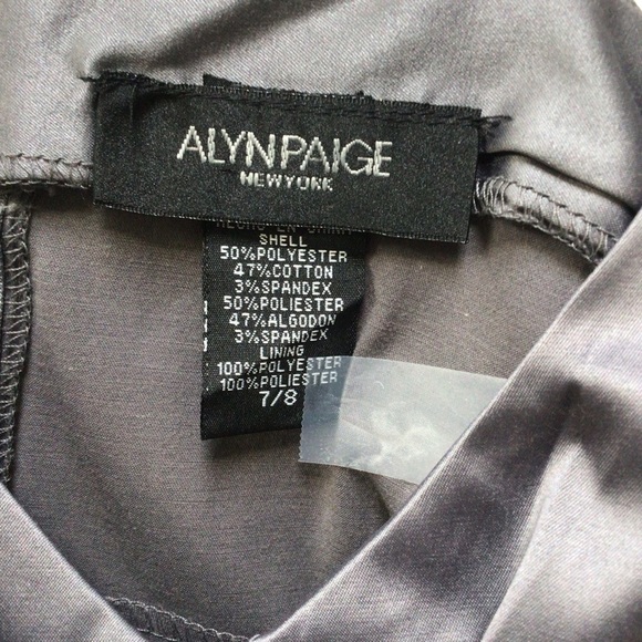 Gray satin dress - Picture 4 of 4